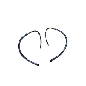 Unbranded Gunmetal Hoop Earrings One Size